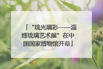 “琉光璃彩——淄博琉璃艺术展”在中国国家博物馆开幕
