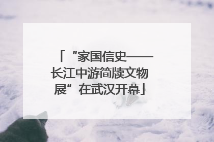 “家国信史——长江中游简牍文物展”在武汉开幕