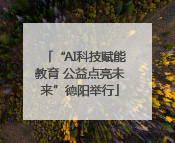 “AI科技赋能教育 公益点亮未来”德阳举行