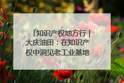 知识产权地方行｜大庆油田：在知识产权中洞见老工业基地的 “创新密码”