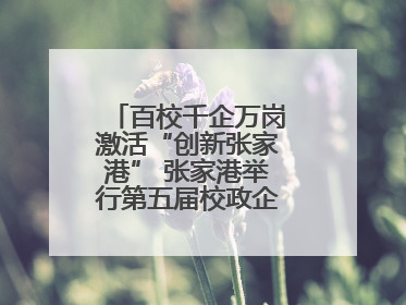 百校千企万岗激活“创新张家港” 张家港举行第五届校政企联盟合作大会