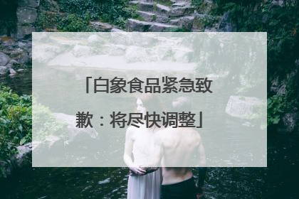 白象食品紧急致歉：将尽快调整