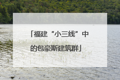 福建“小三线”中的包豪斯建筑群