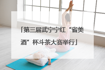 第三届武宁宁红“省美酒”杯斗茶大赛举行