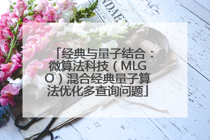 经典与量子结合：微算法科技（MLGO）混合经典量子算法优化多查询问题