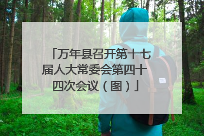 万年县召开第十七届人大常委会第四十四次会议（图）