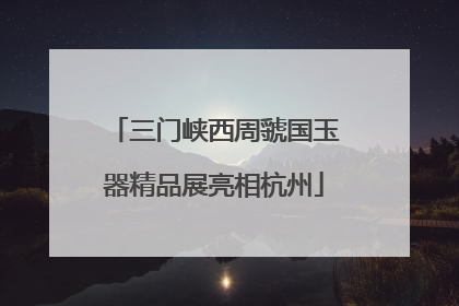 三门峡西周虢国玉器精品展亮相杭州