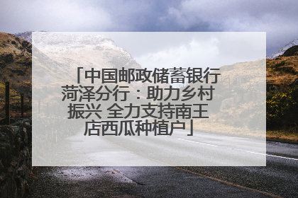 中国邮政储蓄银行菏泽分行：助力乡村振兴 全力支持南王店西瓜种植户