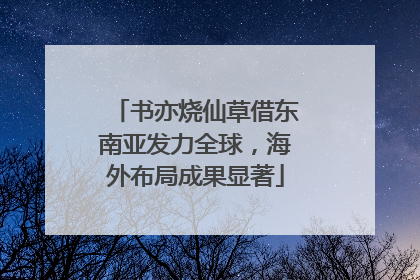 书亦烧仙草借东南亚发力全球，海外布局成果显著
