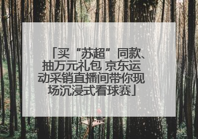 买“苏超”同款、抽万元礼包 京东运动采销直播间带你现场沉浸式看球赛