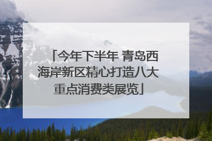 今年下半年 青岛西海岸新区精心打造八大重点消费类展览