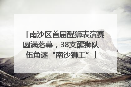 南沙区首届醒狮表演赛圆满落幕，38支醒狮队伍角逐“南沙狮王”