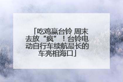 吃鸡赢台铃 周末去放“疯”！台铃电动自行车续航最长的车亮相海口