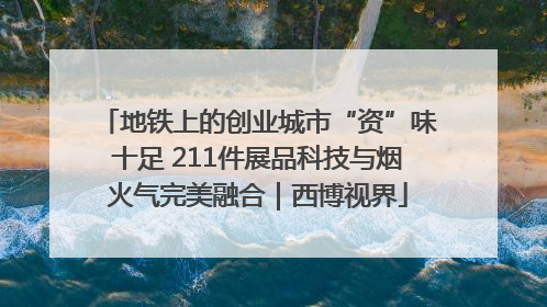 地铁上的创业城市“资”味十足 211件展品科技与烟火气完美融合｜西博视界