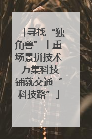 寻找“独角兽”丨重场景拼技术 万集科技铺就交通“科技路”