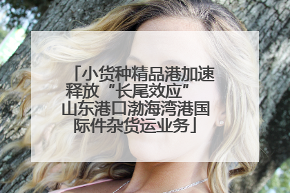 小货种精品港加速释放“长尾效应” 山东港口渤海湾港国际件杂货运业务
