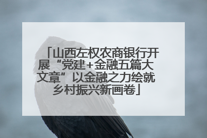 山西左权农商银行开展“党建+金融五篇大文章”以金融之力绘就乡村振兴新画卷