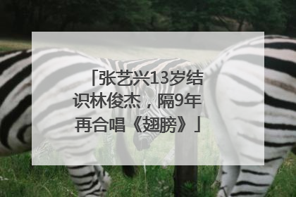 张艺兴13岁结识林俊杰，隔9年再合唱《翅膀》