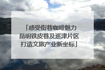 感受街巷咖啡魅力 昆明铁皮巷及巡津片区打造文旅产业新坐标