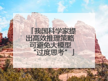我国科学家提出高效推理策略 可避免大模型“过度思考”