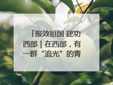 报效祖国 建功西部｜在西部，有一群“追光”的青年科学家