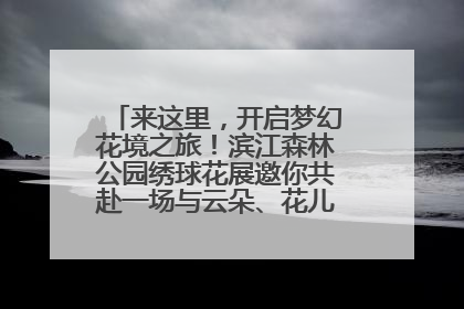 来这里，开启梦幻花境之旅！滨江森林公园绣球花展邀你共赴一场与云朵、花儿的浪漫之约