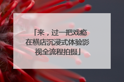 来，过一把戏瘾 在横店沉浸式体验影视全流程拍摄