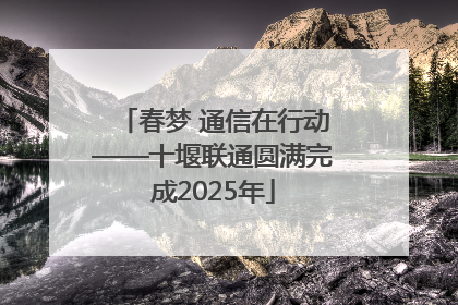 春梦 通信在行动——十堰联通圆满完成2025年