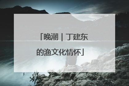 晚潮｜丁建东的渔文化情怀