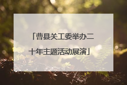 曹县关工委举办二十年主题活动展演