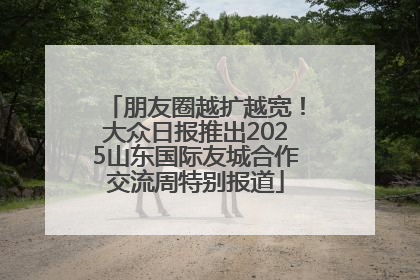 朋友圈越扩越宽！大众日报推出2025山东国际友城合作交流周特别报道