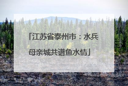 江苏省泰州市：水兵母亲城共谱鱼水情