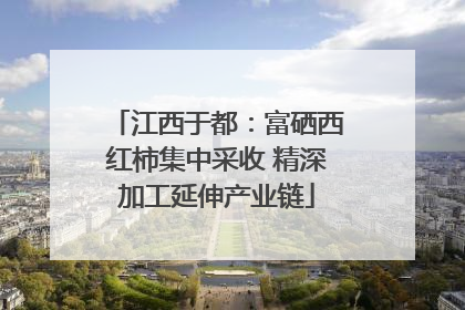 江西于都：富硒西红柿集中采收 精深加工延伸产业链