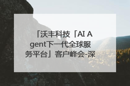 沃丰科技「AI Agent下一代全球服务平台」客户峰会-深圳站圆满落幕！