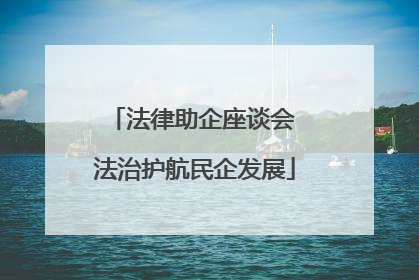 法律助企座谈会 法治护航民企发展