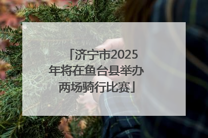 济宁市2025年将在鱼台县举办两场骑行比赛