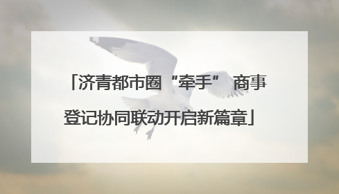 济青都市圈“牵手” 商事登记协同联动开启新篇章