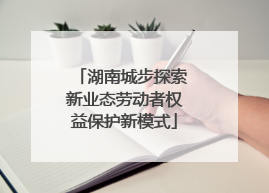 湖南城步探索新业态劳动者权益保护新模式