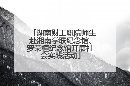 湖南财工职院师生赴湘南学联纪念馆、罗荣桓纪念馆开展社会实践活动