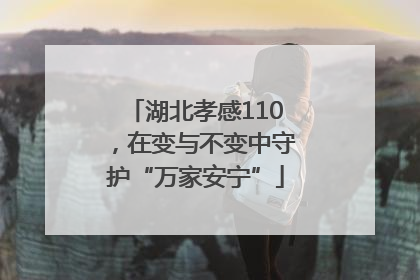湖北孝感110，在变与不变中守护“万家安宁”