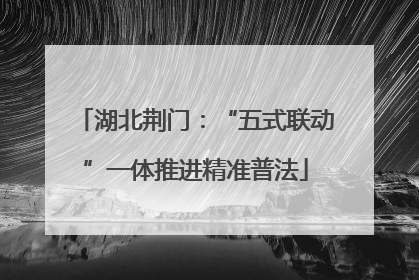 湖北荆门：“五式联动”一体推进精准普法