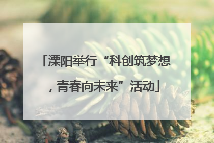 溧阳举行“科创筑梦想，青春向未来”活动