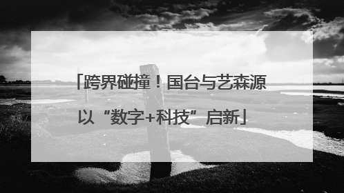 跨界碰撞！国台与艺森源以“数字+科技”启新