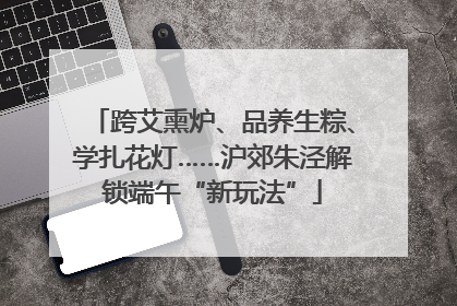 跨艾熏炉、品养生粽、学扎花灯……沪郊朱泾解锁端午“新玩法”