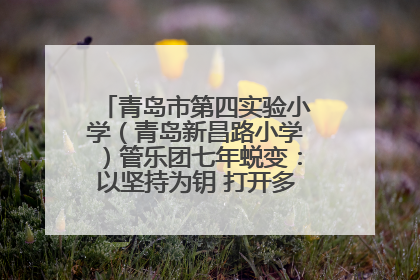 青岛市第四实验小学（青岛新昌路小学）管乐团七年蜕变：以坚持为钥 打开多元成长之门