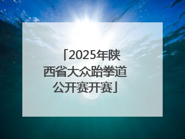 2025年陕西省大众跆拳道公开赛开赛